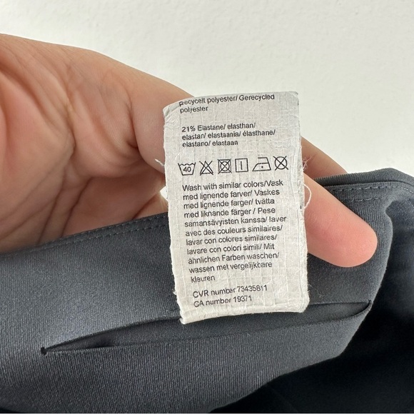 Girlfriend Collective Gray Cropped Atgletic Athleisure Leggings Size Medium - Picture 5 of 5